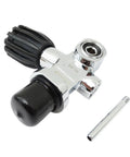 High Pressure Scuba Tank Valve 3000 PSI 250 Bar For Underwater Cylinders 3/4-14NPS Durable Stainless Steel With Shock Rubber Handle