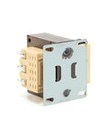 Replacement Transformer TRR00825 75 Volt 208-230V For HVAC Systems with metal and plastic casing angled view