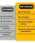 Comparison of old vs new features for Wireless Apple CarPlay Retrofit Kit For Mazda 2 3 6 CX-3 CX-5 CX-9 MX-5 2014-2020.