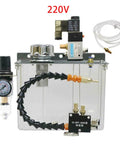 Robust Machine Tool Cooling Sprayer With Adjustable Flow Dial And Pressure Regulator, 220V coolant sprayer kit with pressure gauge.
