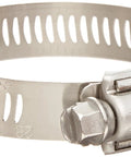 Breeze power-seal stainless steel hose clamp, worm-drive, SAE 28, 1-5/16 to 2-1/4 in diameter, 1/2-in band