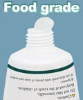 Close-up of Food Grade Silicone Grease with open tube, white color, NSF approved, safe for drinking water, 1 oz, 2 pack