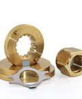 Mercury Outboard Prop Hub Kit For 90 To 300 HP Four And Three Quarters Inch Gearcase With 15 Spline Includes Thrust Washer Spacer Washer Nut