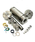 BHDT waterjet spare parts CP022013/014: distance bushings, cylindrical housings, seals and rings.