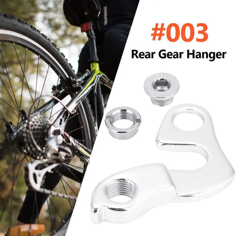 Rear Derailleur Hanger For Mountain Bike Aluminum Alloy Dropout Adapter Tail Hook No Fuss Quick Install Durable Gear Mech Replacement For Smooth