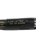 Side view of Mostartools 1-1/4 inch dry diamond core drill bit for granite with 5/8-11 thread