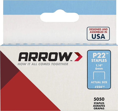 Box of No-Nonsense Pro-Grade Heavy Duty P22 Staples For Plier-Type Paper And Bag Staplers In Restaurants, Offices, And Classrooms.