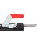 Side view of Beefy Heavy Duty Toggle Clamp for welding and equipment mounting, iron and plastic construction