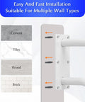 Easy installation guide for Heavy Duty Iron Wall Mount Stair Hand Rail With A Hella Strong Non Slip Grip For Outdoor Steps Or Bathroom Porch Classic White Finish.