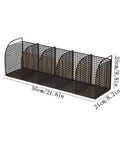 Tabletop Iron Bookshelf And Metal Shelving Unit For Living Room Bedroom And Office Go To Desktop Organizer Steel Frame
