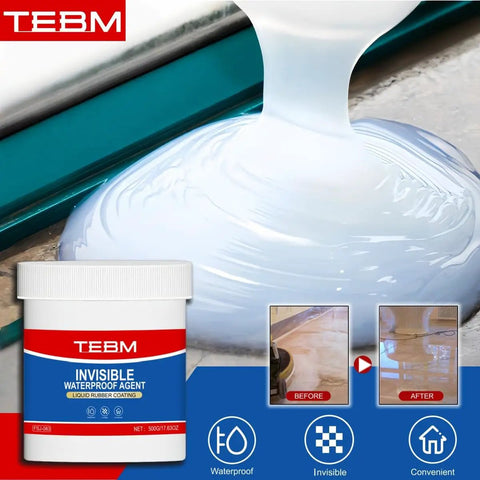 Heavy Duty Crystal Clear Waterproof Sealant Indoors And Outdoors All Season Heat Proof Invisible Shield for pouring on a surface.