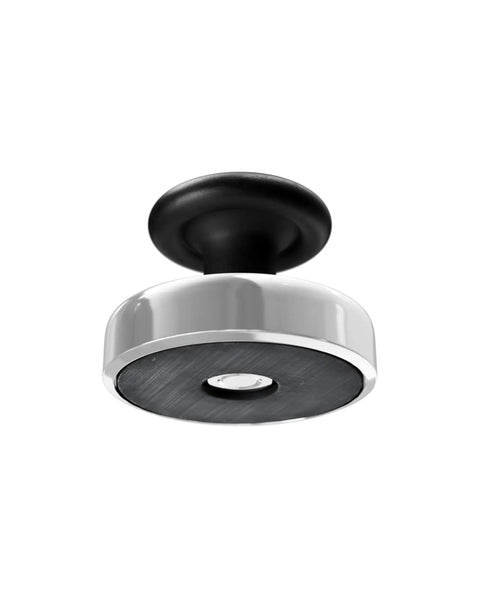 Heavy Duty Round Base Magnets With Knobs Pack Four For Home Office Classroom And Workshop, Each Delivers 16 Lb Pull, side view