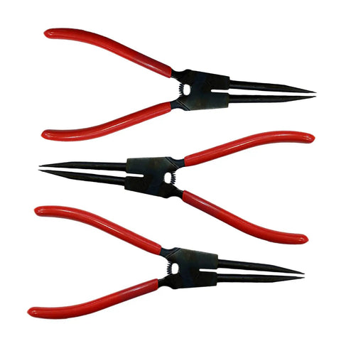 Heavy Duty Snap Ring Pliers 7 Inch Extra Long Reach With Internal Straight Jaw For Retaining Ring Clip And Circlip Removal
