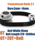 Awesome 2GT Timing Pulley Kit With 40 Teeth And B14mm Bore For Smooth Motion Control Plus Includes 300mm Belt And Tensioning Wheel For Your CNC Project, 2GT pulley set