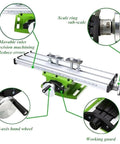 Versatile Miniature Metal Lathe Machine With Integrated Table Bench Vise And Drill Milling Cross Positioning Tool for precise adjustments