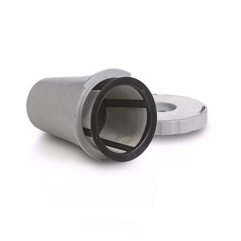 My K Cup Universal Reusable K Cup Pod Coffee Filter Compatible With Classic One Point Zero Makers, white with removable lid