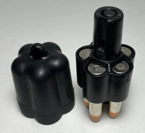 Ammo Pod Speed Loader For.22 WMR 5 Shot Mini Revolvers All Plastic Build Quick Reload Accessory For Small Bore Pistols Holds 5 Rounds Of.22 Magnum