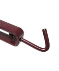 Close-up of maroon Light Duty Lever Binder 375 LBS Working Load Limit Pack Of Four For Tie Down Cargo Control And Transport Forged