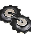105 5800 SS 11 Speed Rear Derailleur Pulley Set With Low Friction Bearings For Slick Shifting Lightweight Corrosion Resistant Pulleys Durable Road Bike Upgrade Kit, black pulleys