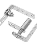 Stainless Steel Dual Direction Swing Hinges With Self Closing Function For Cabinets And Bar Counters, Heavy Duty Pivot Hardware