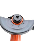 Close-up of High Torque 180mm Pneumatic Angle Grinder head showing disc and casing, designed for industrial metal cutting.