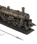 10.5 Inch Steam Locomotive Engine Cold Cast Resin Statue In Antique Bronze Finish Steampunk Decor For Home Office Shelf Gift