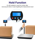 Digital Shipping Postal Scale 0.5 Oz Precision, 440 Lb Capacity, with LCD display and hold function