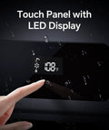 Touch panel with LED display showing 108°F for Heavy Duty Natural Gas Tankless Water Heater 8.5 GPM 190000 BTU Indoor Unit.