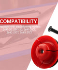44-70-0375 20 Oz Sausage Barrel Replacement Plunger Screw Kit Direct Replacement For Cordless Caulking Gun And Grease Gun