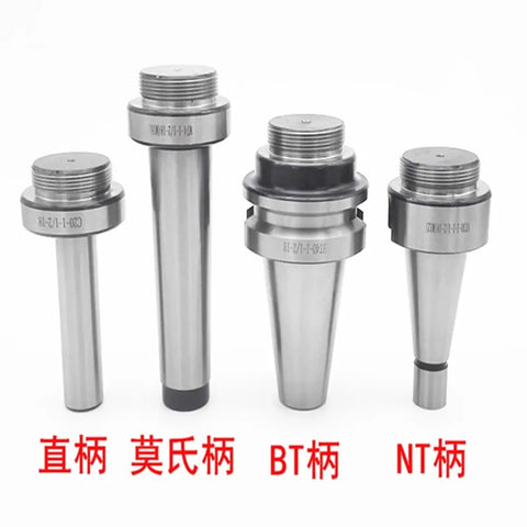 Premium One Piece Collet Chuck Holder For BT30 And R8 MT2 Tapers With F1 Boring Bar Adapter featuring four tapered holders.