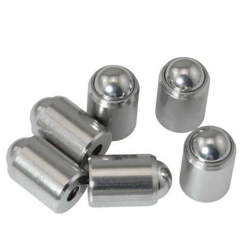Top Tier 304 Stainless Steel Ball Head Spring Plungers Set Of Six showing durable ball tips for furniture and tooling use.