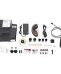 Heavy Duty Brushless Belt Sander With Hella Fine Tune Speed Dial For Sweeter Wood And Metal Grinding Projects Delivering Zero To Ten Thousand RPM Power Output Anywhere tools and accessories layout
