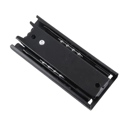 Mini Short Drawer Slides Full Extension Steel With Zinc Plating 2 Pack, black 4 inch for kitchen cabinets and furniture