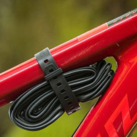 EDC Gear Straps Grey Polyurethane 14 Inch Length Pair Ultra Lightweight 32G Grab And Go For Bike Securing Cable
