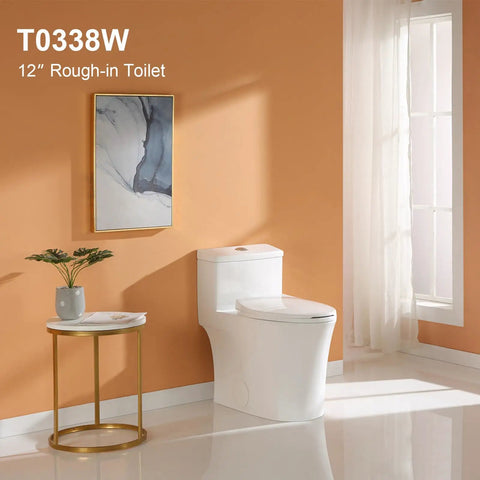 Compact One Piece Elongated Toilet With Dual Flush System And ADA Chair Height Tailored For Cozy Bathrooms Providing Smooth Operation And Quick Wipe Down Ease For Chill Daily Use And Smart Space Optimization