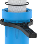 Undersink Water Filtration System With EZ Quick Connect 1 Quarter Inch Tubing, showing blue housing and CB3 carbon cartridge.