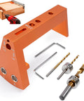 Blum Tandem Undermount Drawer Slide Drilling Guide Kit With Pro Grade Aluminum Angle Guide And 6mm And Two And A Half Millimeter Brad Point Bits