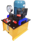 Intersumai 150 Ton Hydraulic Track Pin Press Machine For Heavy Equipment with blue copper motor and pressure gauge.