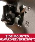 Pro Grade Half Inch Pneumatic Reversible Drill side forward reverse switch for quick direction changes