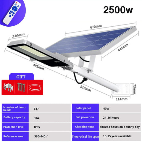Heavy Duty Solar Security Lights Bringing Knockout Visibility With Smart Motion Sensor LED Flood Lighting and No Sweat Installation For Fences and Porches, detailed solar panel dimensions.