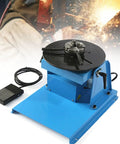 Heavy Duty Portable Rotary Welding Positioner Stepless Speed Control 90 Degree Swivel Table Girth Welding Cutting Grinding Assembly Table with foot pedal.