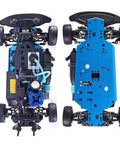 Underbody view of Nitro RC Car 1 To 10 Scale Two Speed 4WD Gas Powered Short Course Truck For Adults With Metal Chassis.