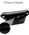 Expandable 7L Handlebar Bag For Cycling Gear IPX6 Waterproof 500D PVC Roll Top Storage With Detachable Access detail view