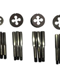 Tap And Die Set For Model Engineers With 7 High Carbon Steel Sizes 5/32 To 3/8 Inch Includes 32 And 40 TPI Threads Ready For Hobby Machining