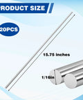 Pro Grade TIG Welding Rods 20 Pcs ER308L Stainless Steel Filler Wire 1/16 x 16 In Low Splatter For Strong Welds Great Corrosion Resistance
