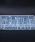Heavy Duty Hollow Wall Anchor Kit All In One 42 Pack M4 M5 M6 Expansion Bolts For Plasterboard Drywall Brick And Wood Doors With Reinforced Wings And Integrated Washers For Easy Quick Install Thin Metal in clear storage box