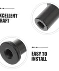 Sliding Barn Door Track Spacers And Connectors For Easy, No Fuss Installation Durable Carbon Steel Stoppers close-up view