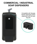 Three Pack GP Compatible Dispenser Keys for Commercial Paper Towel, Toilet Paper, and Soap Dispensers, Fits GP Units