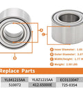 Front Wheel Bearing Assembly 510072 Compatible With Ford Escape 2001 2012 Mazda Tribute 2001 2011 Mercury Mariner 2005 2011 Fits Front Wheel Drive And All Wheel Drive Models For A Smooth Quiet Ride