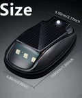 Lit Neon RGB Car Roof Strobe Lights for Cars Trucks SUVs Jeeps RVs Wireless LED Warning Lamps solar panel size view